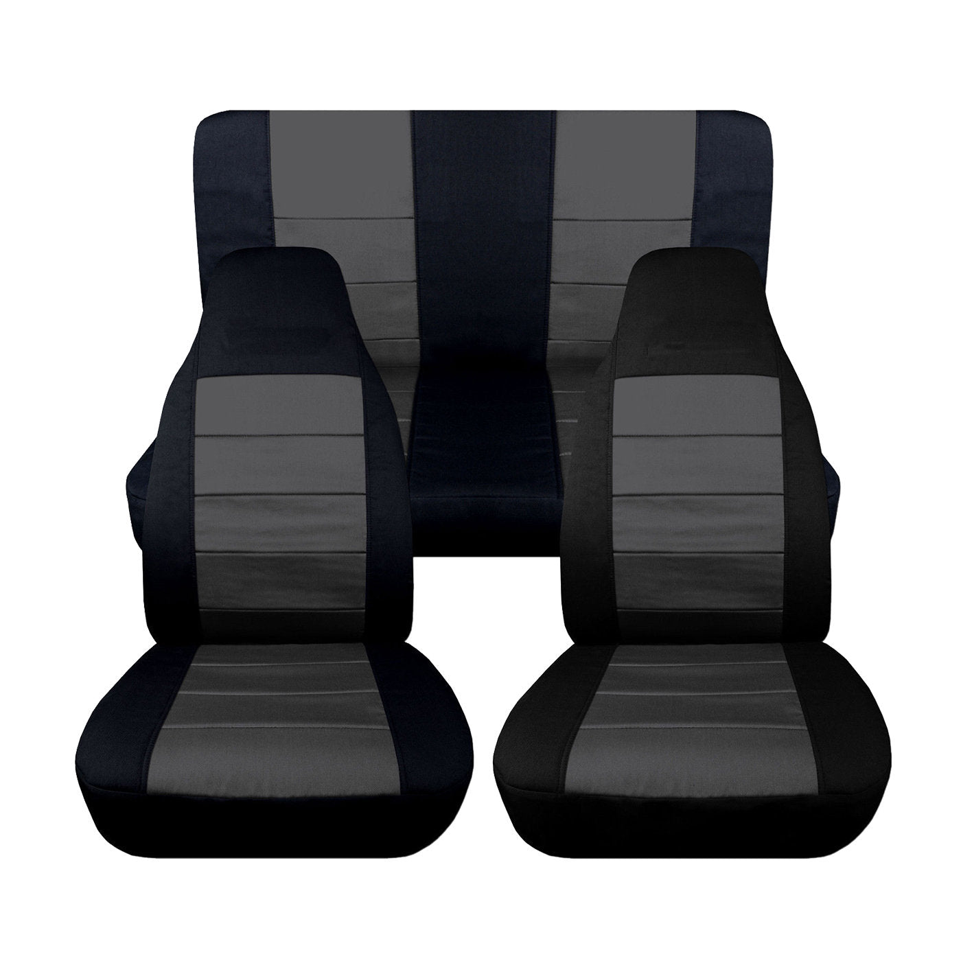 Jeep Wrangler TJ Seat Covers - Front and Rear Seat Covers for 2003 to 2006 Jeep Wrangler TJ  - Airbag Friendly Car Seat Covers