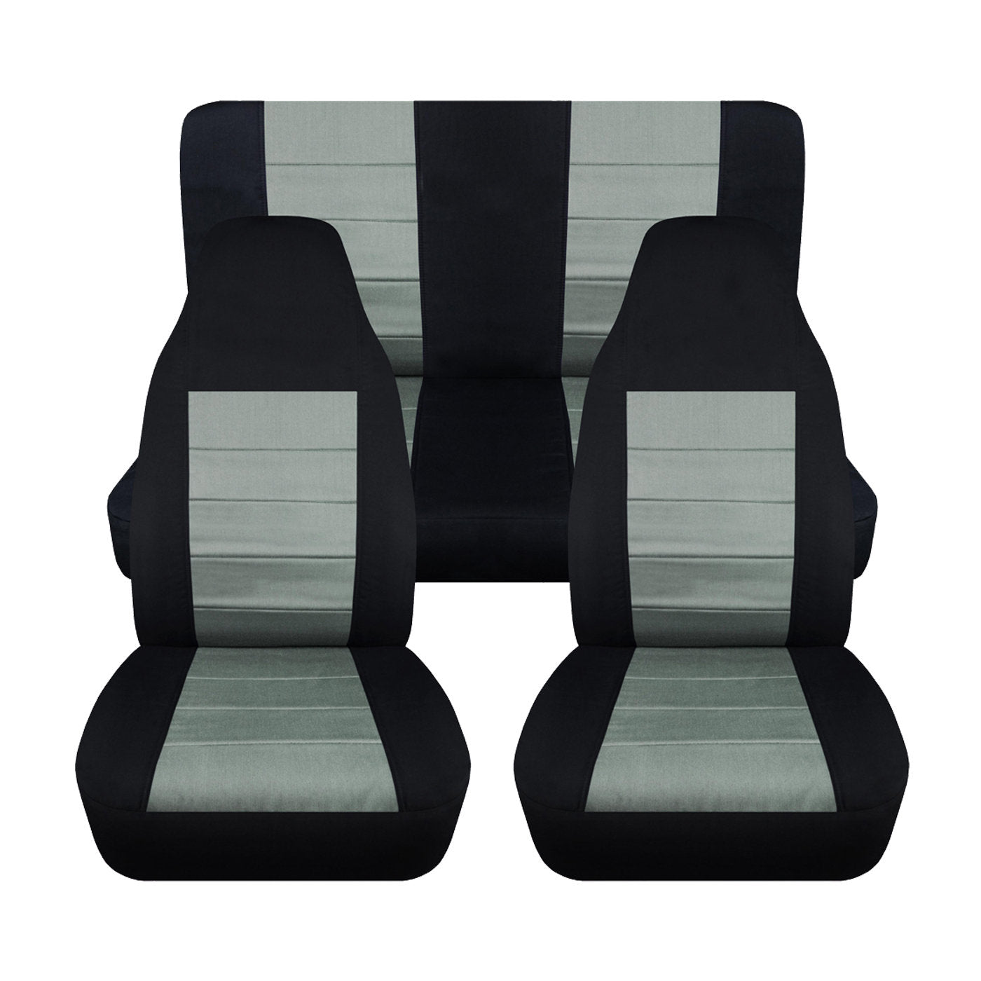 Jeep Wrangler TJ Seat Covers - Front and Rear Seat Covers for 2003 to 2006 Jeep Wrangler TJ  - Airbag Friendly Car Seat Covers