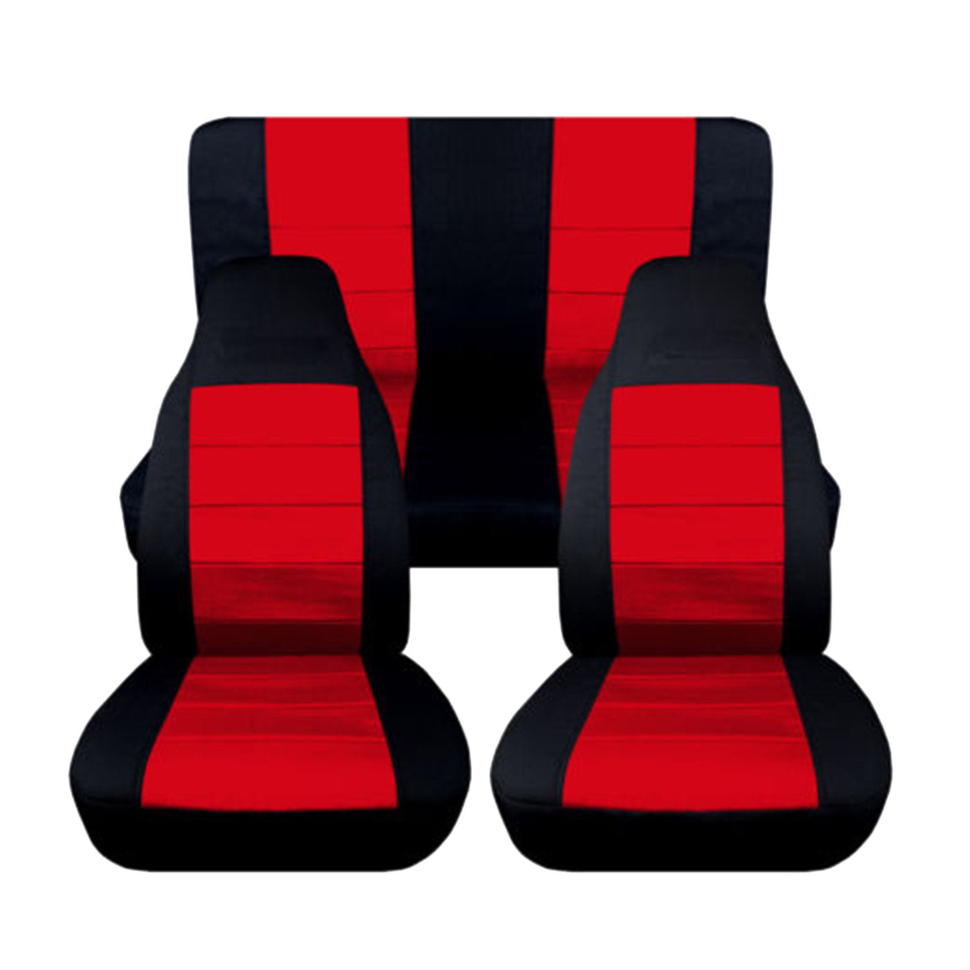 Jeep Wrangler TJ Seat Covers - Front and Rear Seat Covers for 2003 to 2006 Jeep Wrangler TJ  - Airbag Friendly Car Seat Covers