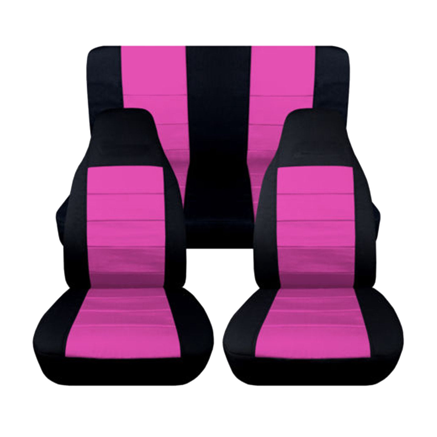 Jeep Wrangler TJ Seat Covers - Front and Rear Seat Covers for 2003 to 2006 Jeep Wrangler TJ  - Airbag Friendly Car Seat Covers