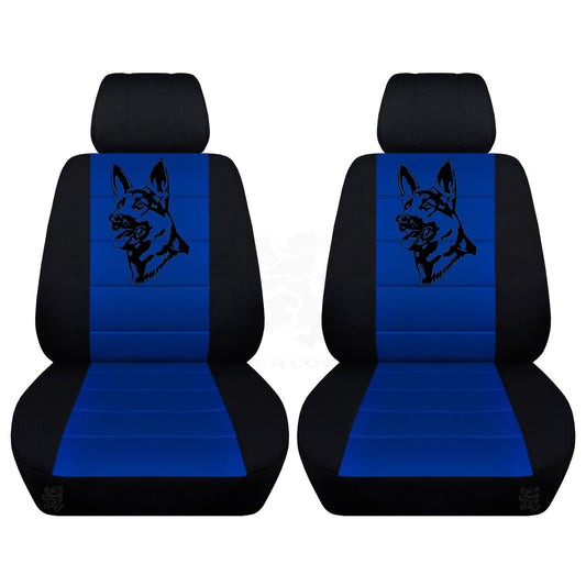 Dodge Ram Seat Covers - German Sheppard Design - Front Set