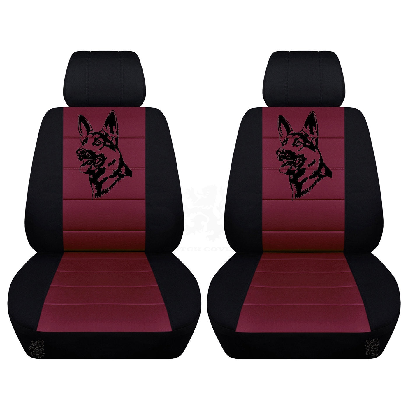 Dodge Ram Seat Covers - German Sheppard Design - Front Set