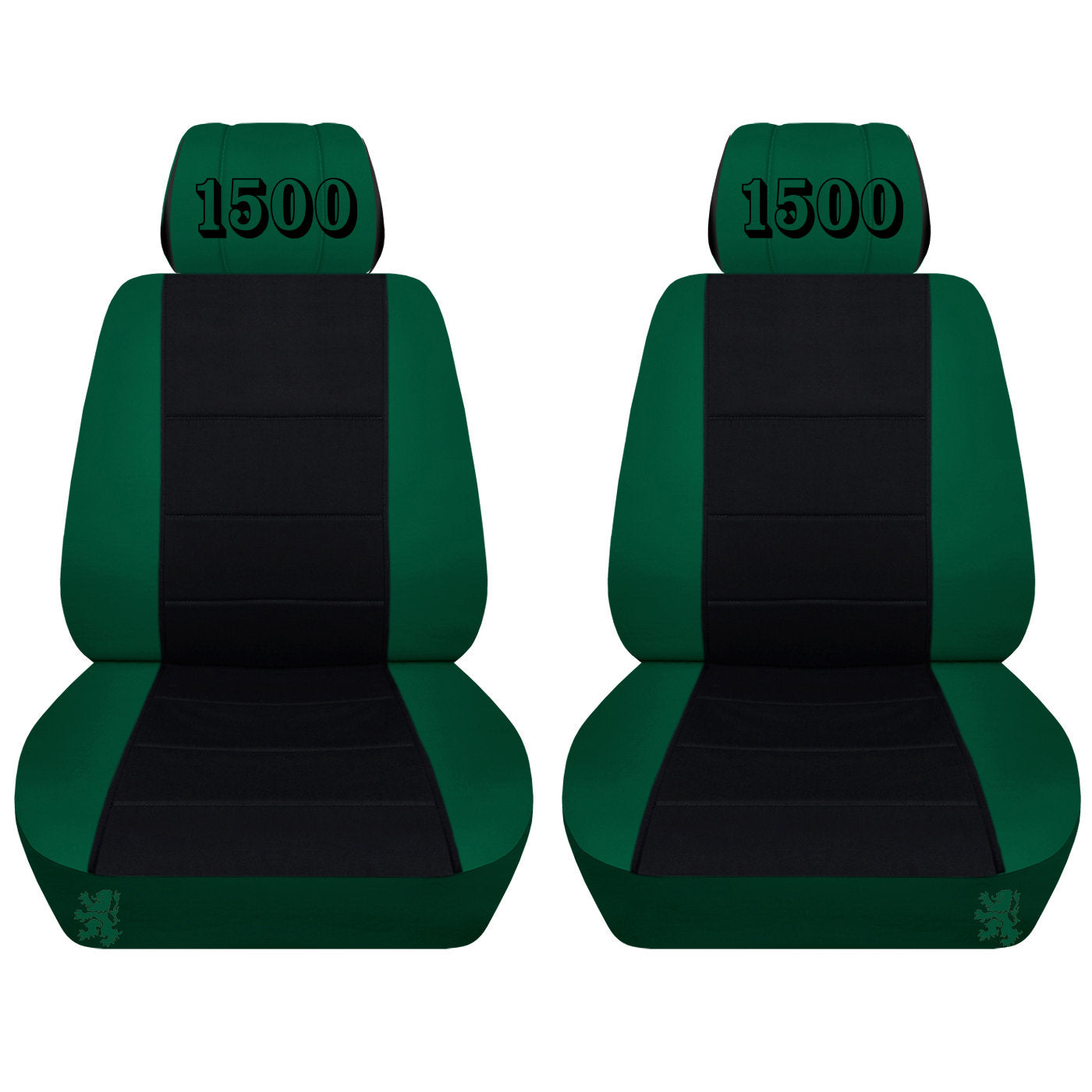 Dodge Ram Car Seat Covers -1500 Embroidered on Headrest Covers