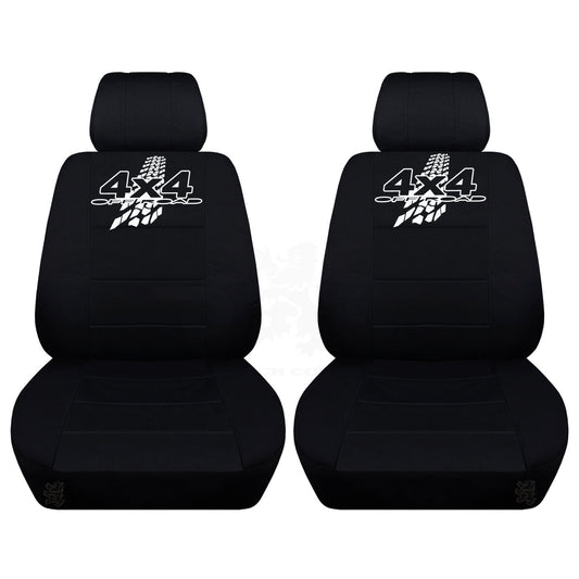 Jeep Wrangler JK Seat Covers - Front Bucket Seat Covers for 2011 to 2018 Jeep Wrangler JK - Airbag Friendly 4x4 Car Seat Covers