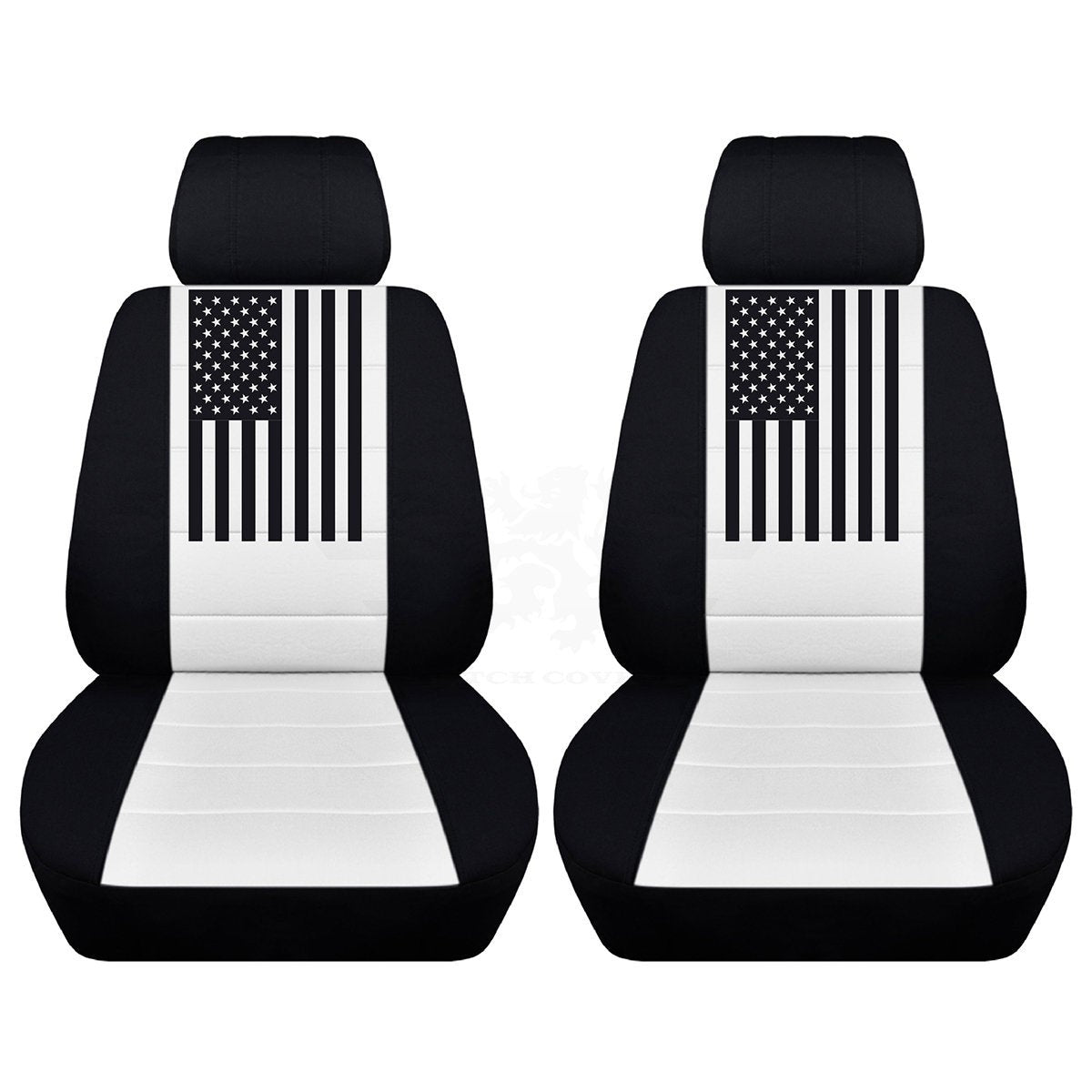 Front American Flag Seat Covers  Fits Honda CR-V Side Airbag Friendly