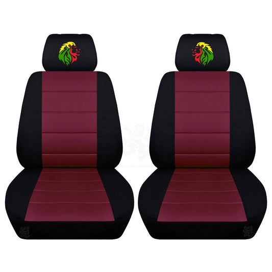 Fits Honda Civic Seat Covers Separate Headrest Covers Rasta Lion