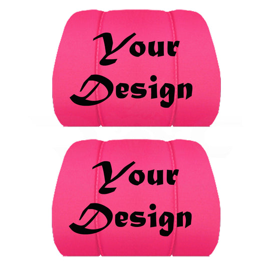 Two Headrest Covers for your Specific Car With your Choice of Design Embroidered 9 Color Choices