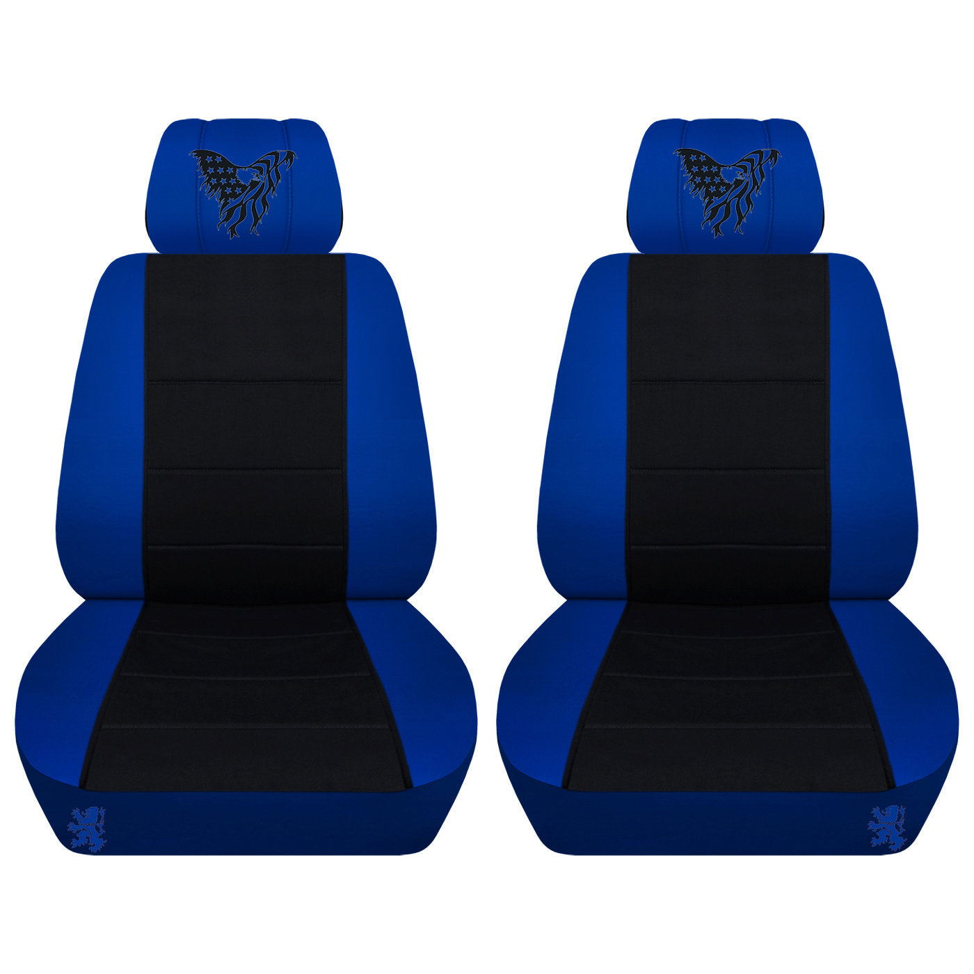 Truck Seat Covers for Ford F150 2015–2018 Embroidered American Bald Eagle Truck Seat Covers