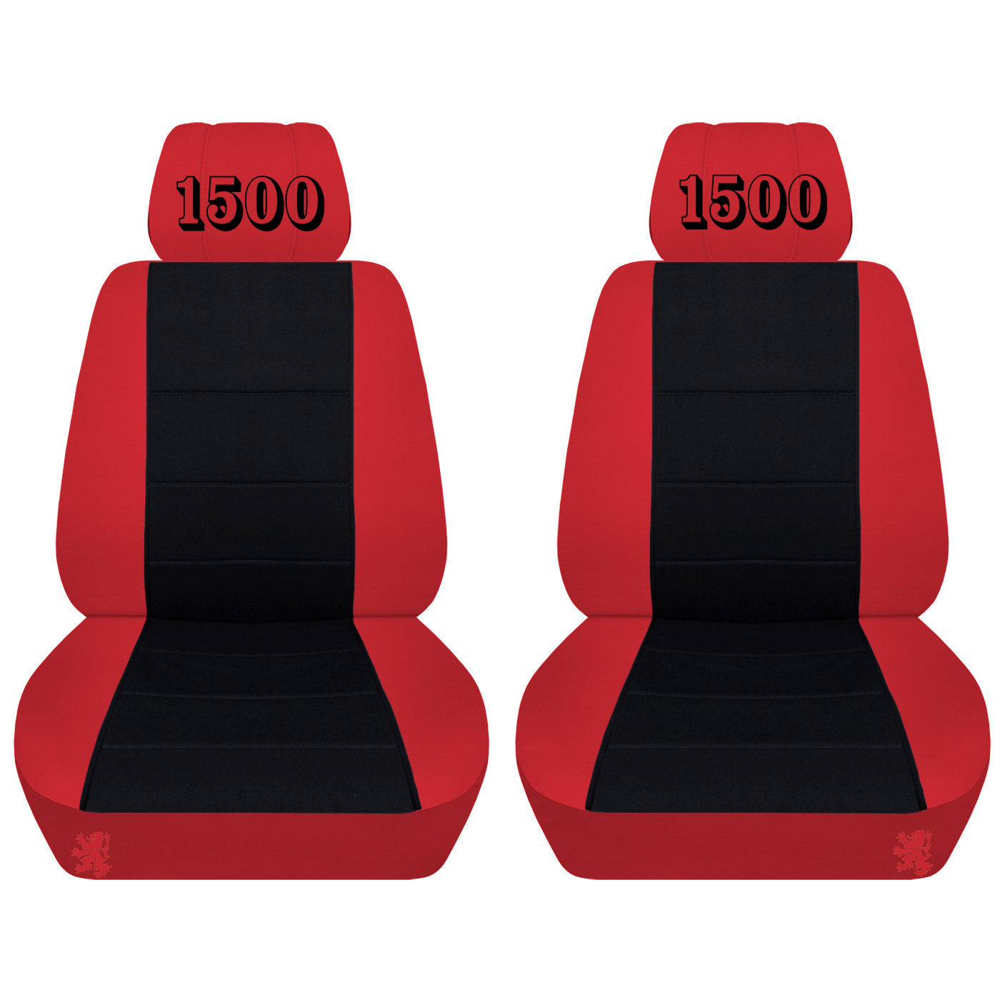 Dodge Ram Car Seat Covers -1500 Embroidered on Headrest Covers