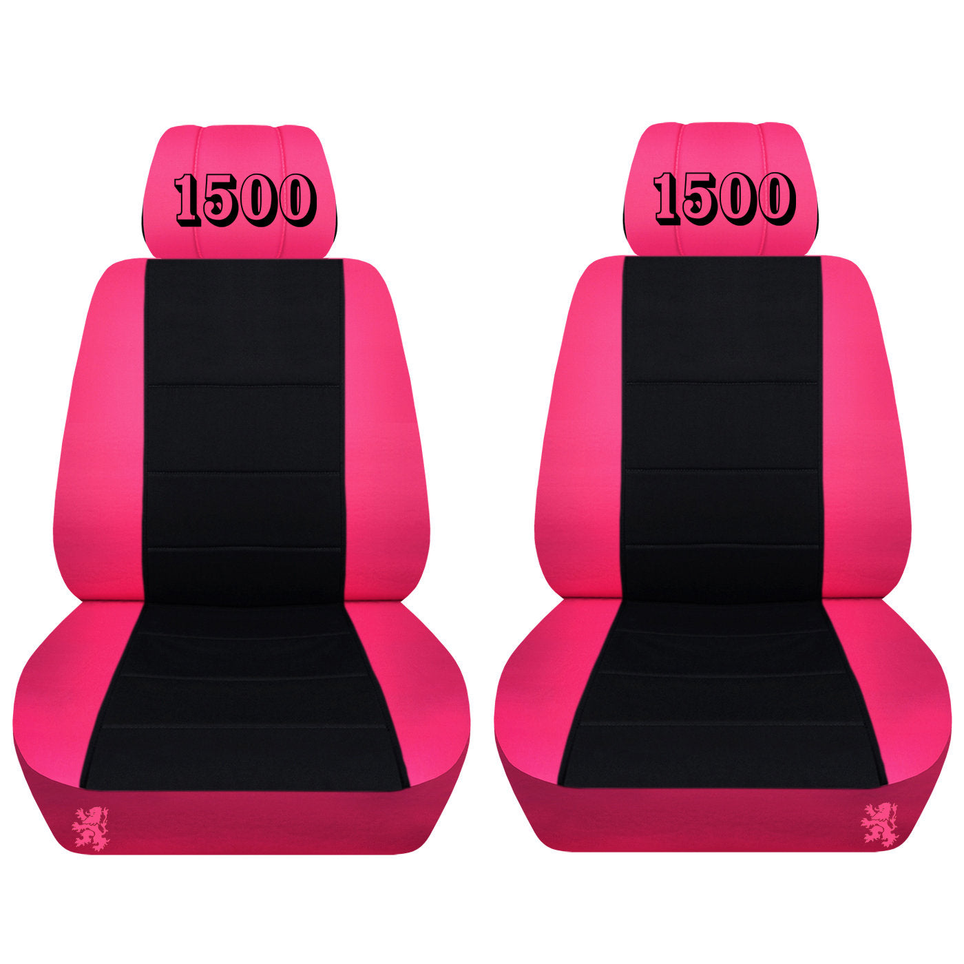 Dodge Ram Car Seat Covers -1500 Embroidered on Headrest Covers