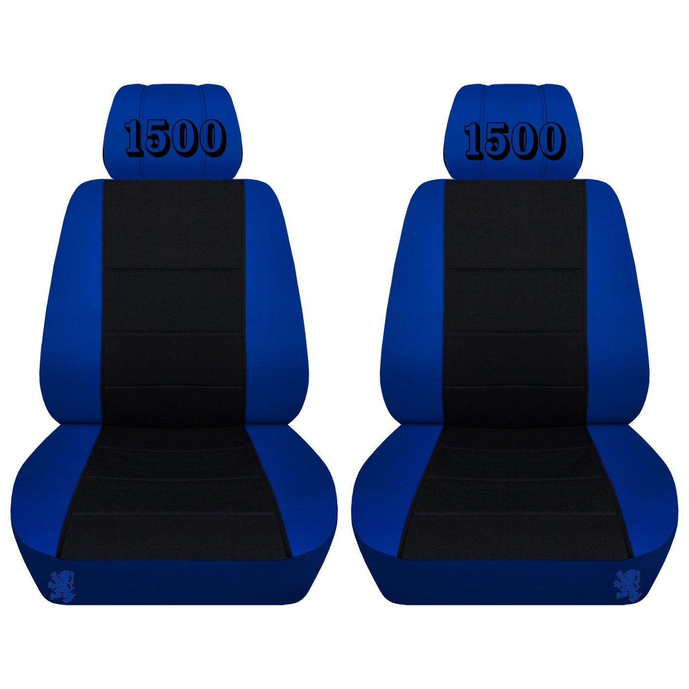 Seat Covers for Chevy Silverado - Front Bucket Chevy Seat Covers 1500 Embroidered Fits 2019 - 2021 Model