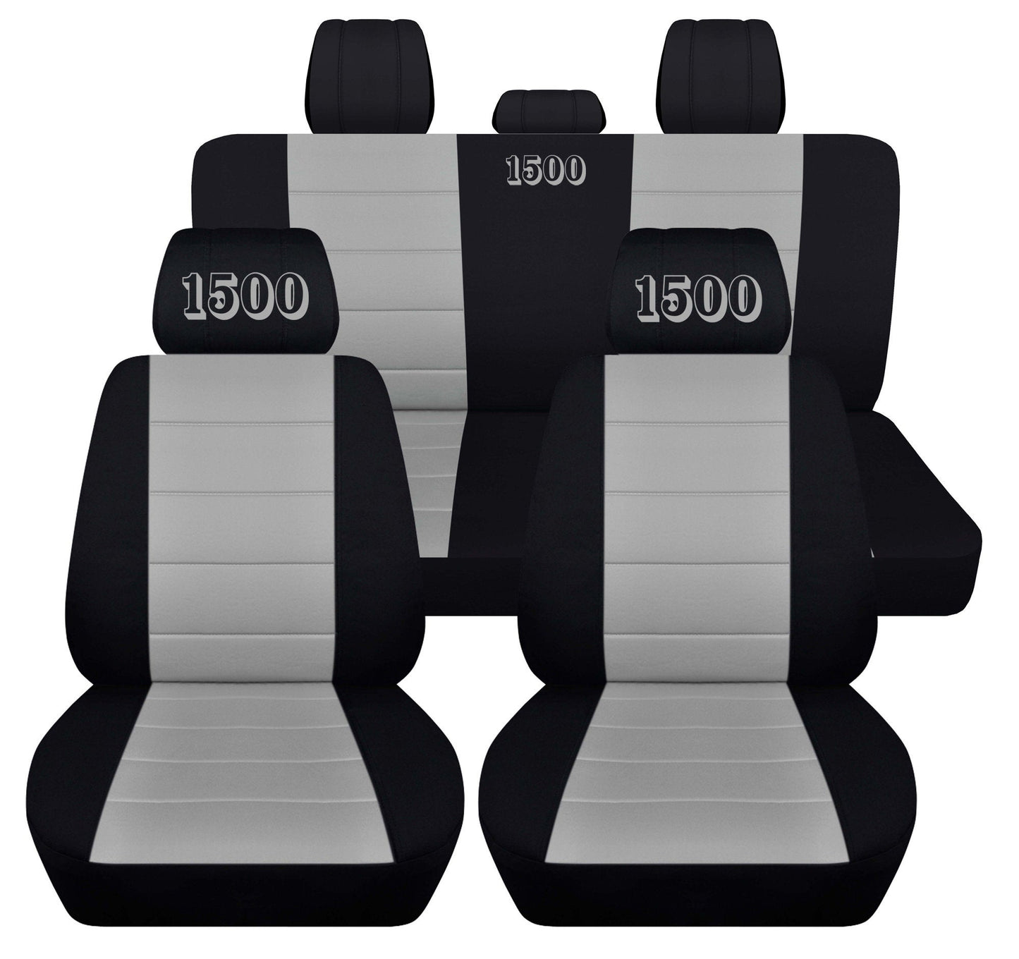 Dodge Ram Seat Covers - Complete Set - Embroidered Car Seat Covers